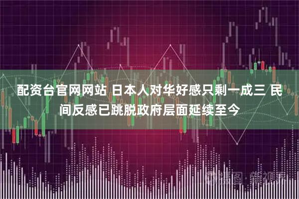 配资台官网网站 日本人对华好感只剩一成三 民间反感已跳脱政府层面延续至今